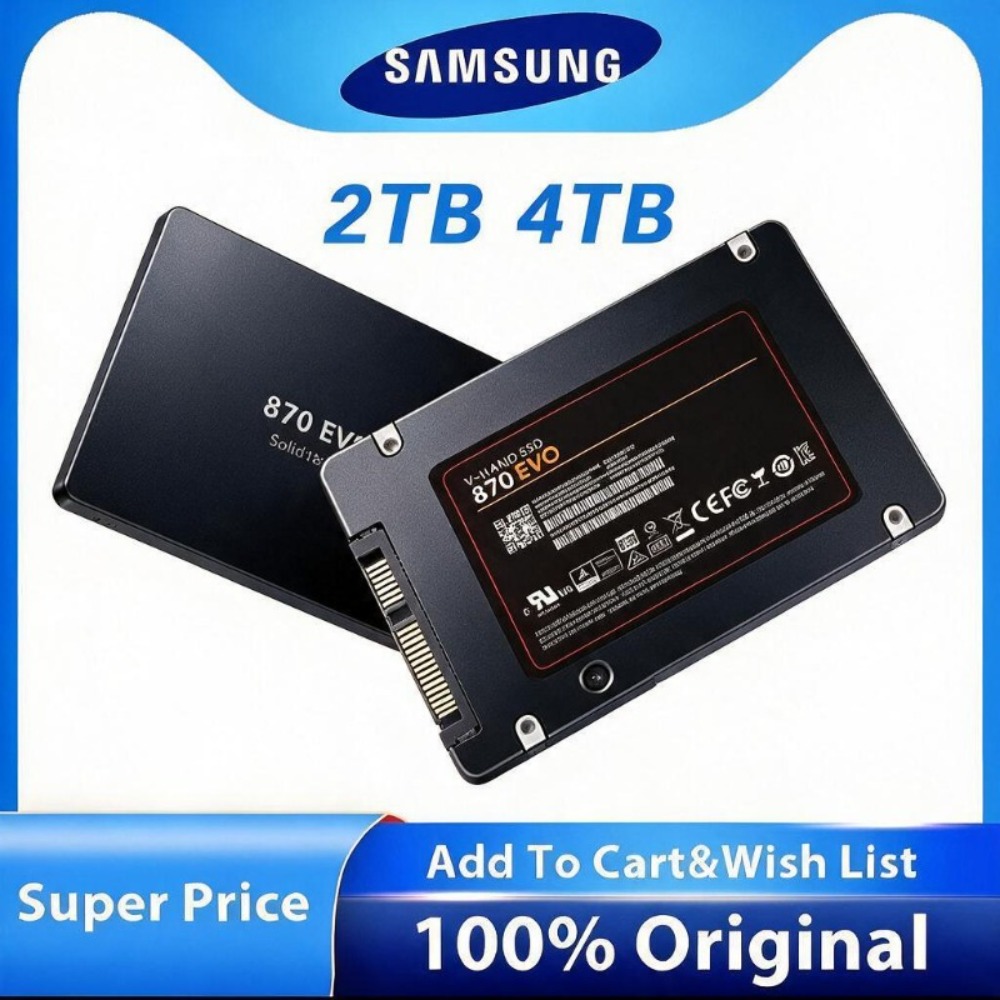 قرص SSD أصلي من سامسونج 870EVO - مراجعة Samsung Ssd Evo 870 وسعره