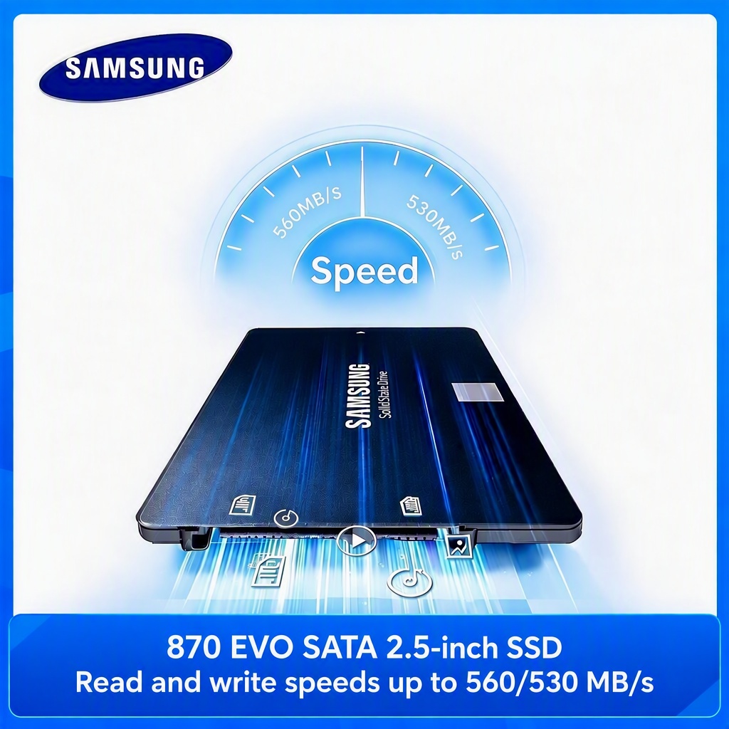 قرص صلب داخلي من سامسونج SSD 8 - مراجعة Samsung Ssd Evo 870 وسعره
