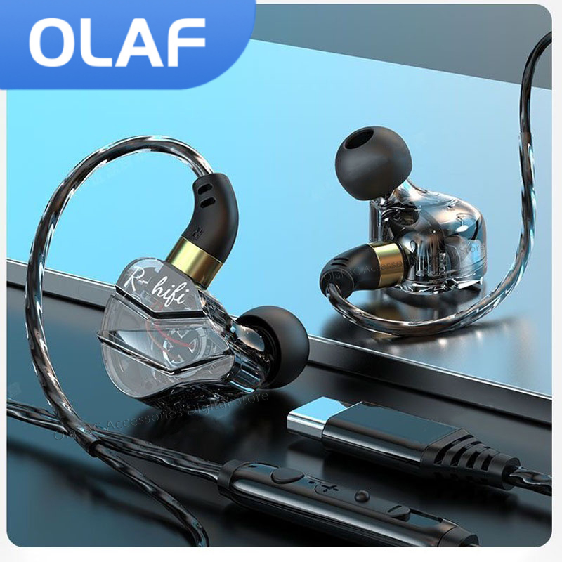 OLAF HiFi نوع C سماعات الألعاب - مراجعة Esports Gaming Monitor وسعره