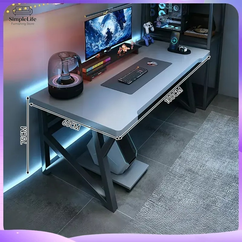 مكتب كمبيوتر مزدوج عصري للمنزل - مراجعة Esports Gaming School وسعره